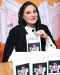 استایل خاص شبنم مقدمی کنار همسرش در مراسم رونمایی کتاب+عکس