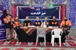 برپایی میز خدمت اداره کل راهداری و حمل و نقل جاده ای مازندران در نماز جمعه