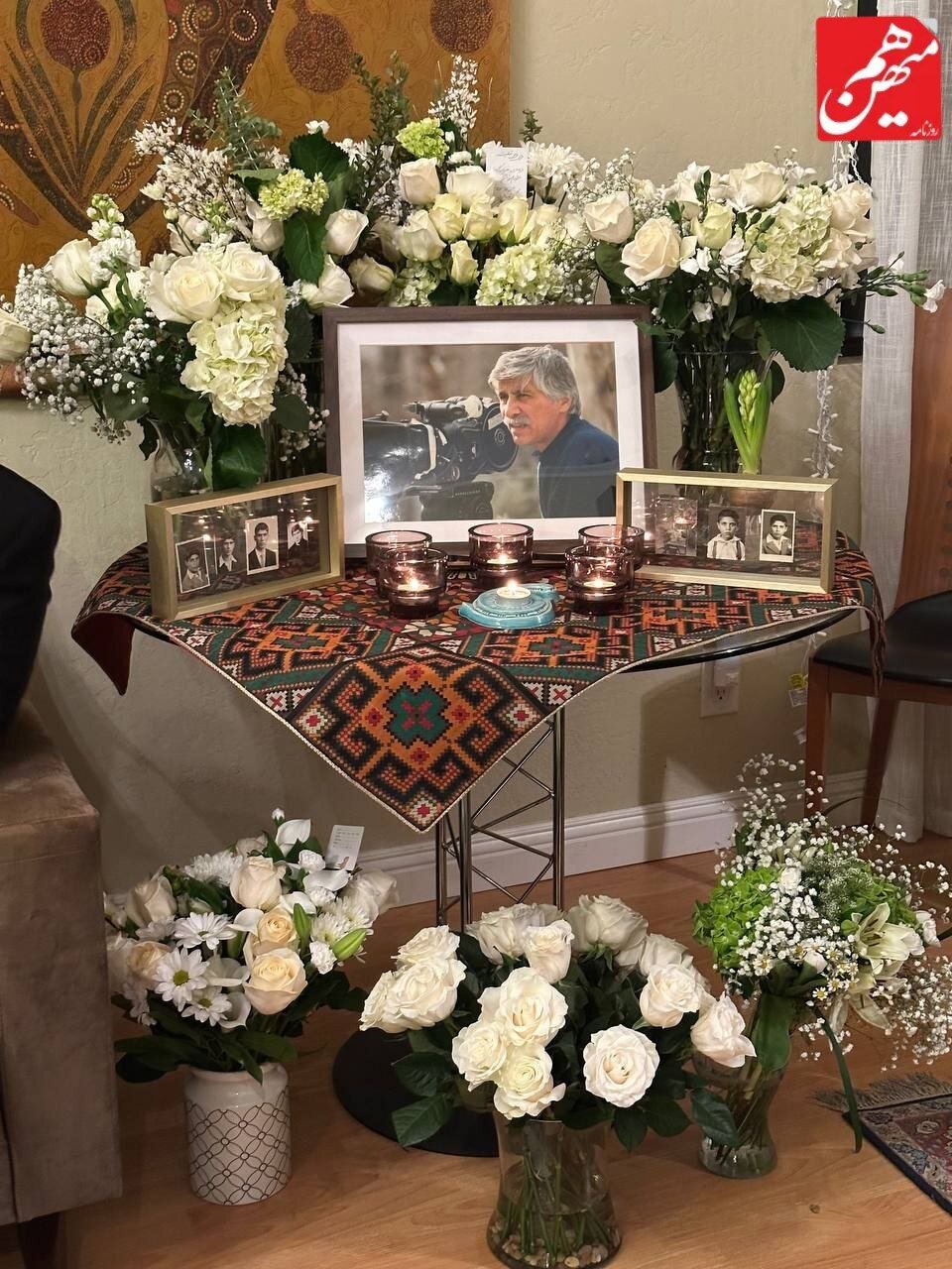 خانه بهرام بیضایی در سوگ کوچ ابدی صاحبخانه/ عکس