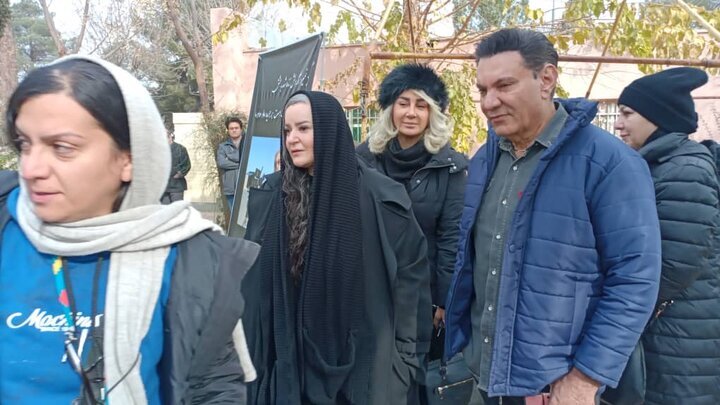 خاکسپاری حمید طالقانی + عکس