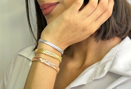 دستبند طلا کشی