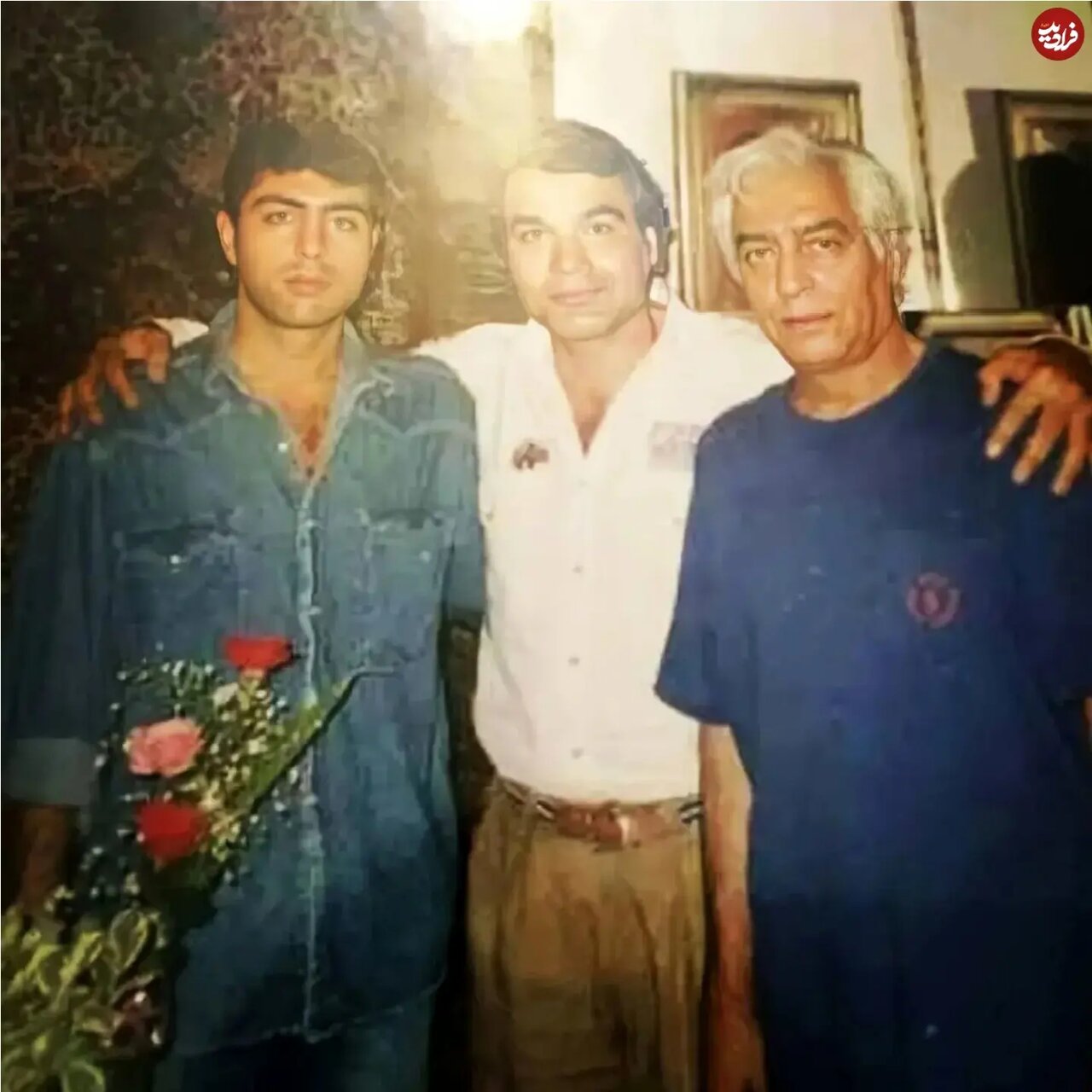 عکس/ فردین در مغازه‌اش و در کنار پسرش سیاوش، و رضا صفایی‌پور؛ دهه ۷۰