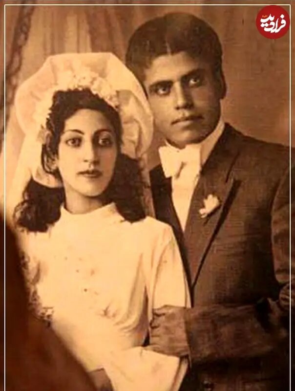 عکس/ نصرت‌الله وحدت، بازیگر سینمای قبل از انقلاب در روز عروسی‌اش