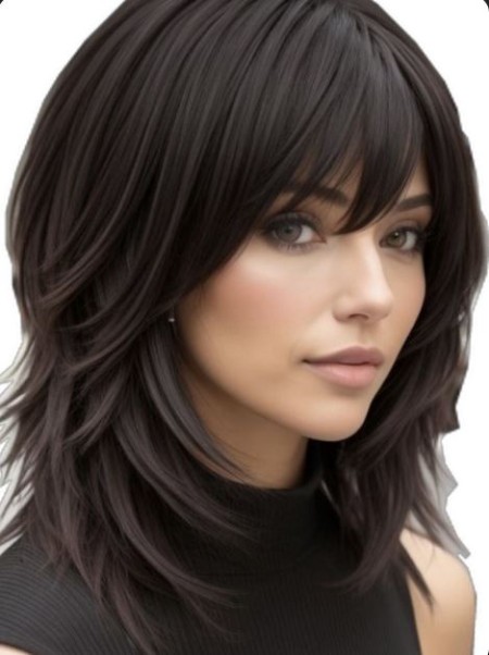 مدل موی لایه‌لایه بلند