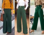 چگونه با شلوار سبز استایلی شیک و مدرن بسازیم؟