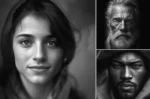 ۸ نمونه پرامپت پرتره سیاه سفید برای ساخت عکس‌های حرفه‌ای و هنری