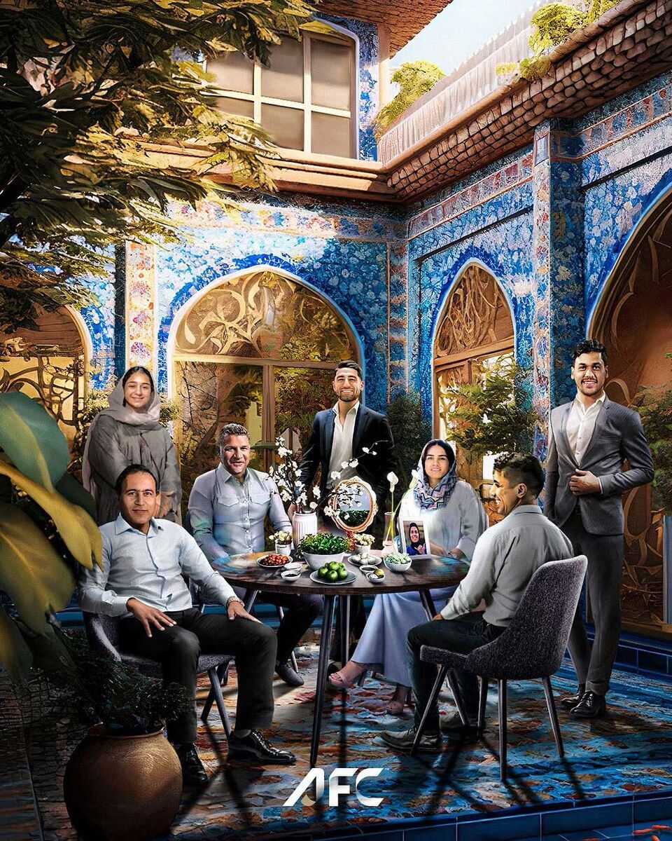 تبریک نوروزی AFC با تصویر علی دایی، مهدویکیا و جهانبخش +عکس تبریک نوروزی AFC با تصویر علی دایی، مهدویکیا و جهانبخش +عکس