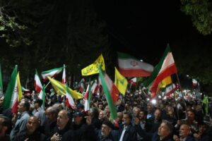 نمایش موشک هوافضای سپاه در پنجاه و دومین شب حماسه خمینی ها