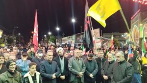 پنجاه و دومین حضور پرشور و شبانه مردم آستانه اشرفیه در میدان