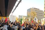 حضور گسترده مردم عراق در مراسم تشییع رهبر شهید در نجف اشرف + عکس