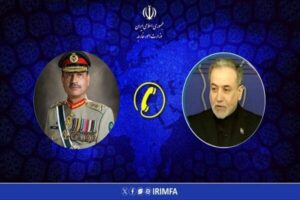 گفتگوی تلفنی وزیر امور خارجه کشورمان و فرمانده ارتش پاکستان