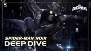 از گیم‌پلی شخصیت Spider-Man Noir در بازی Marvel Contest of Champions رونمایی شد