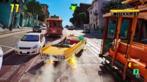 ۱۶ دقیقه از گیم‌پلی بازی Crazy Taxi: World Tour را تماشا کنید
